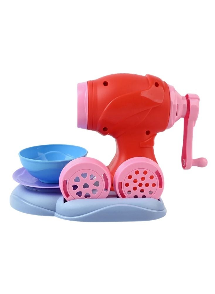 Premium Kids Color Clay Noodle Machine Playset – Creative Dough Extruder Cooking Toy Set - Image 4